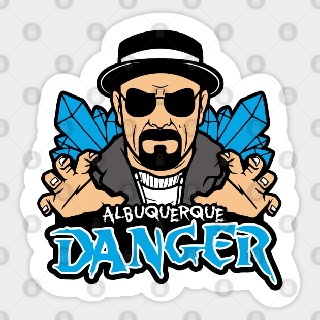 Albuquerque Danger Sticker by buby87